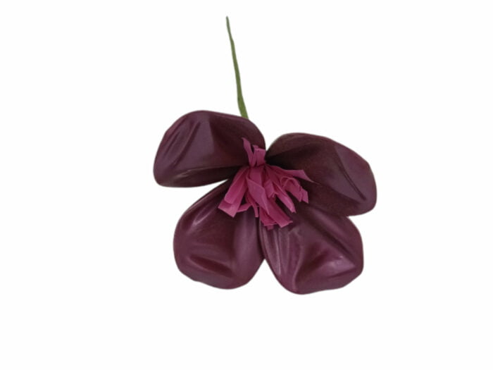 Μωβ λουλούδι από λάτεξ μπαλόνια