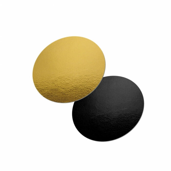 Δίσκος Ζαχαροπλαστικής Δύο Όψεων Στρόγγυλος Νo30 (Χρυσό και Μαύρο)