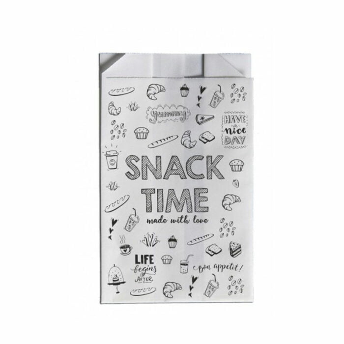 Χαρτοσακούλες Greaseproof Snack Time 12x22 εκ.