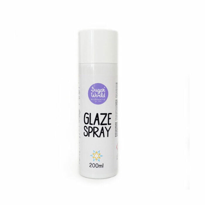 Sugarworld Υγρό Χρώμα Ζαχαροπλαστικής Γυαλιστικό Ασημί 200ml σε Spray