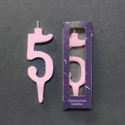 Κερί Νο5 Ροζ  x10 11cm