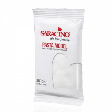 Πάστα Ζάχαρης Μοντελισμού Saracino Λευκή 250g