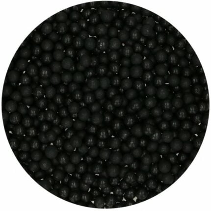 Κας Κας Πέρλες "Soft" Μαύρο 4mm 60g