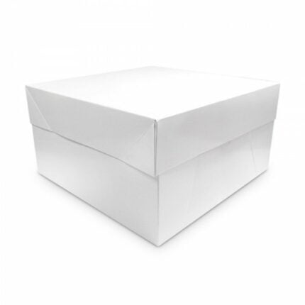 Κουτί Τούρτας Λευκό 20x20x12cm