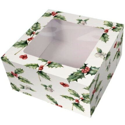 Κουτί Χριστουγεννιάτικο με Παράθυρο "Φύλλο Γκυ" 15