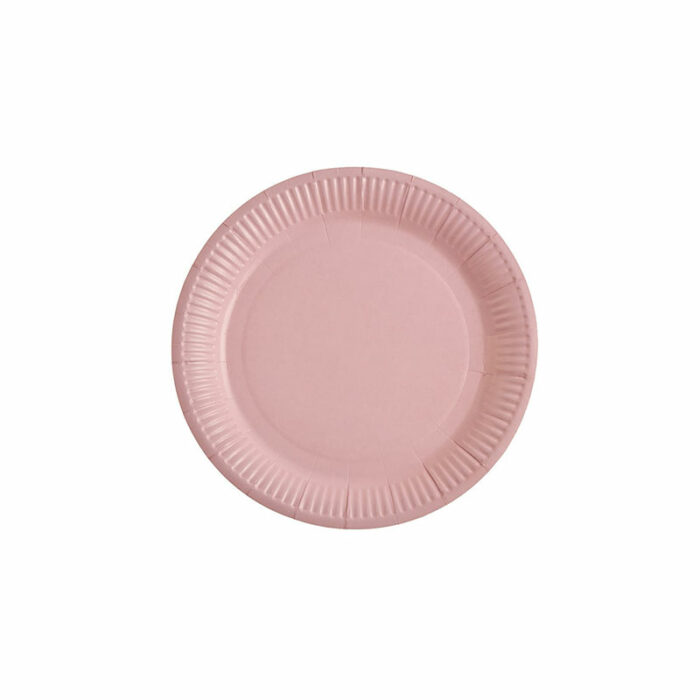 Πιάτα Μονόχρωμα Ροζ 23cm (10 τεμάχια)