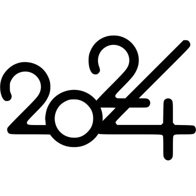 Στένσιλ 2024 Μοντέρνο Σχέδιο για άχνισμα Βασιλόπιτας M20εκ