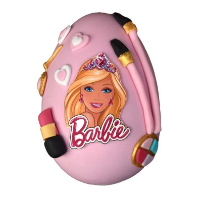 Barbie Διακοσμημένο Πασχαλινό Σοκολατένιο Αυγό 250γρ.