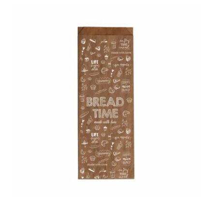 Χαρτοσακούλες Κραφτ Αρτοποιϊας Bread Time 15x31εκ. (10Kg)