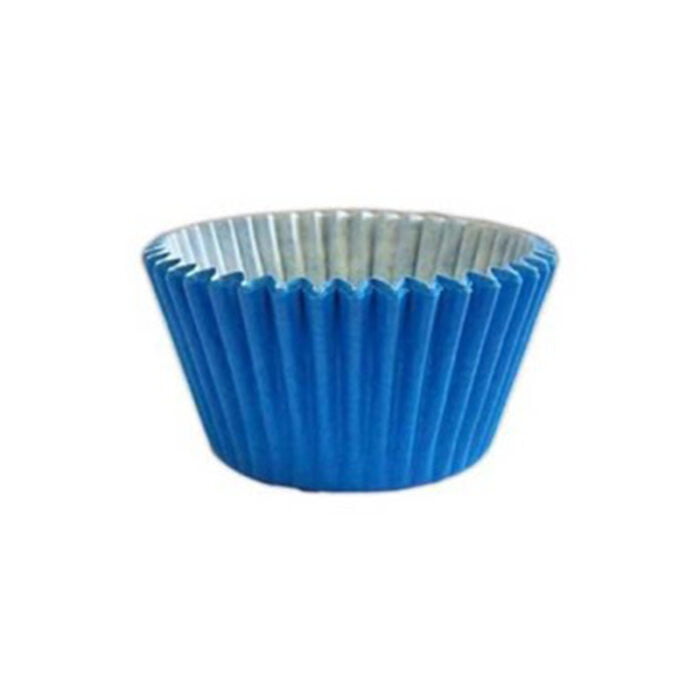 Έντονο Μπλε Αντικολλητικά Καραμελόχαρτα για Cupcakes/Muffins 180τεμ