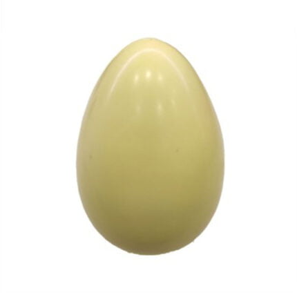Κίτρινο Πασχαλινό Αυγό 300γρ. από Λευκή σοκολάτα Belcolade με Γεύση Λεμόνι