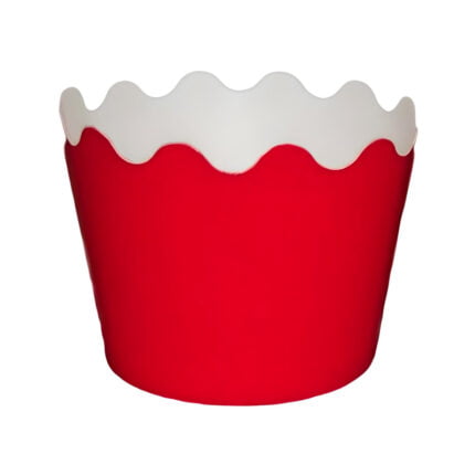 Κυπελάκια Cupcakes με καραμελόχαρτο Μικρά Δ5,7xΥ4εκ. - Κόκκινο - 20τεμ