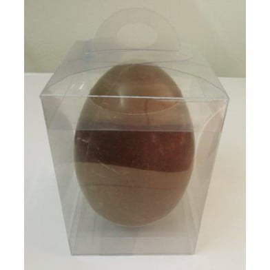 Κουτί PET Παραλληλόγραμμο με πλαστικό στήριγμα αυγού - 13xY18 - κατ/λο για Αυγό Πασχαλινό 250γρ.