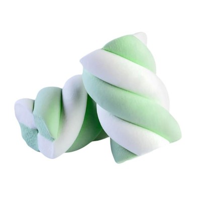 Μαρσμάλοου Twist Βεραμάν - Πράσινο Μέντας/Λευκό